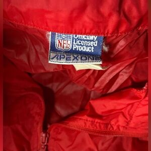 San Francisco 49ers sports jacket reversible bag